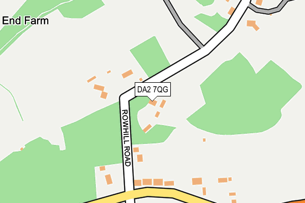 DA2 7QG map - OS OpenMap – Local (Ordnance Survey)