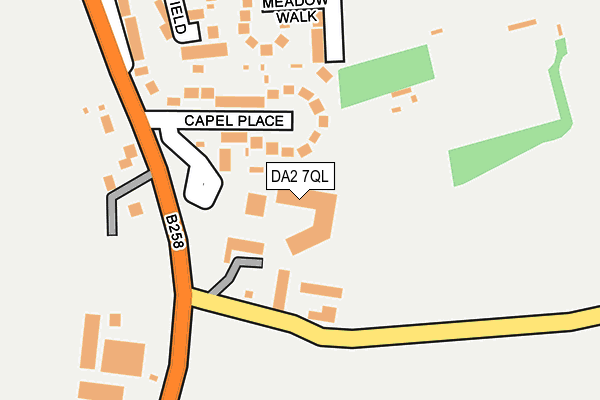 DA2 7QL map - OS OpenMap – Local (Ordnance Survey)