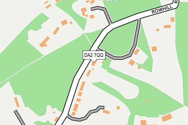 DA2 7QQ map - OS OpenMap – Local (Ordnance Survey)