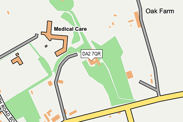 DA2 7QR map - OS OpenMap – Local (Ordnance Survey)