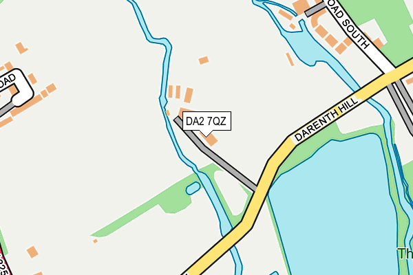 DA2 7QZ map - OS OpenMap – Local (Ordnance Survey)