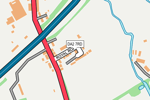 DA2 7RD map - OS OpenMap – Local (Ordnance Survey)