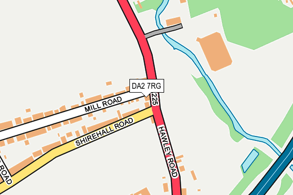 DA2 7RG map - OS OpenMap – Local (Ordnance Survey)