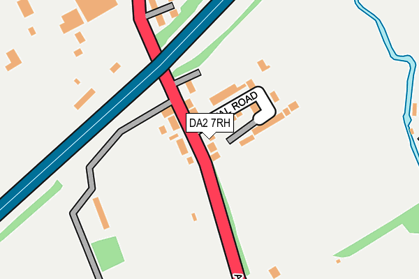 DA2 7RH map - OS OpenMap – Local (Ordnance Survey)