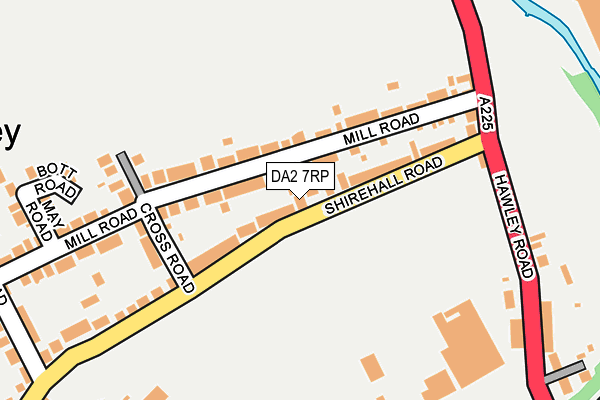 DA2 7RP map - OS OpenMap – Local (Ordnance Survey)