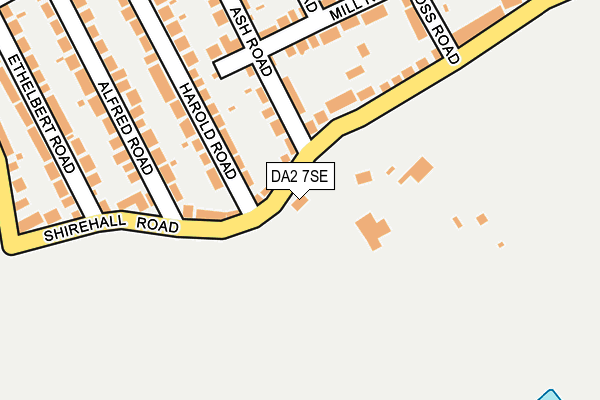 DA2 7SE map - OS OpenMap – Local (Ordnance Survey)