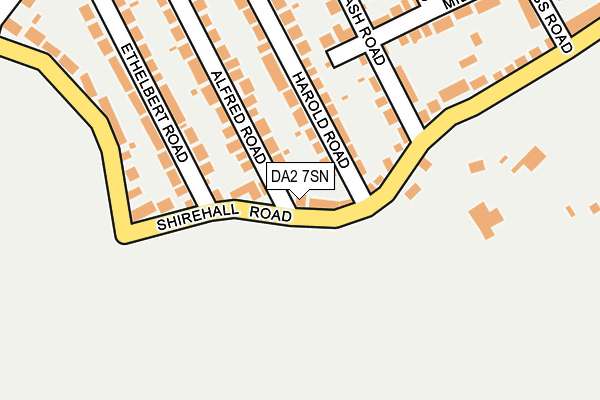 DA2 7SN map - OS OpenMap – Local (Ordnance Survey)