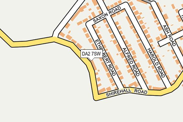 DA2 7SW map - OS OpenMap – Local (Ordnance Survey)