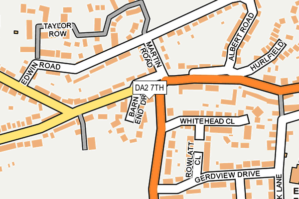 DA2 7TH map - OS OpenMap – Local (Ordnance Survey)