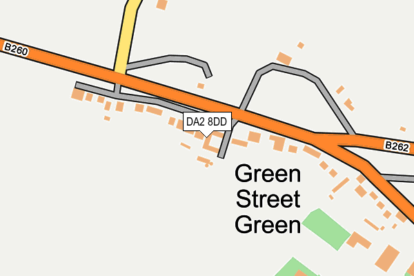 DA2 8DD map - OS OpenMap – Local (Ordnance Survey)