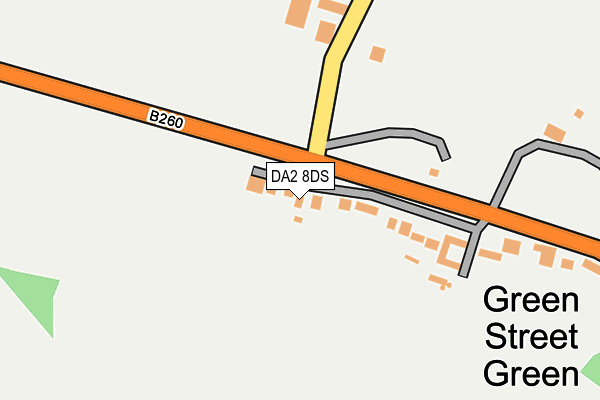 DA2 8DS map - OS OpenMap – Local (Ordnance Survey)