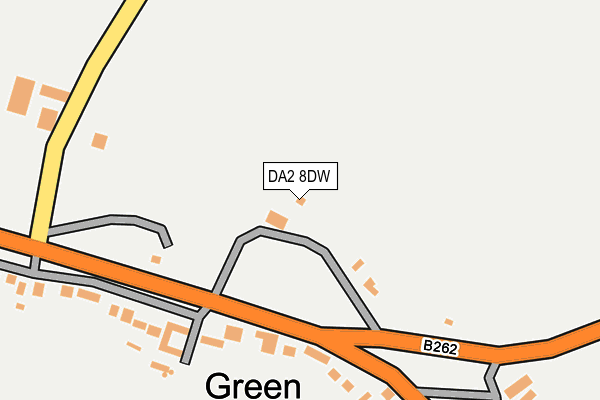 DA2 8DW map - OS OpenMap – Local (Ordnance Survey)
