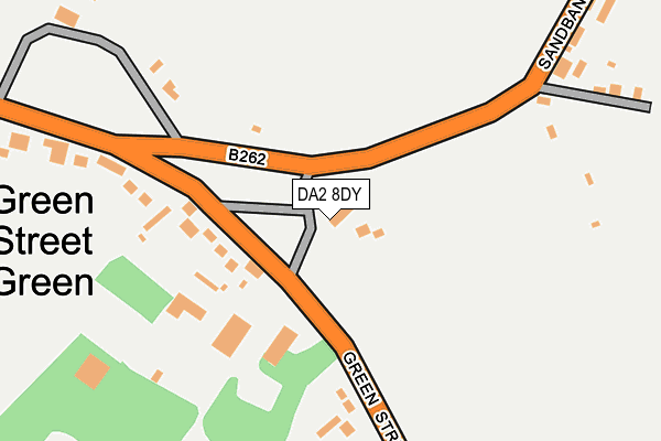 DA2 8DY map - OS OpenMap – Local (Ordnance Survey)