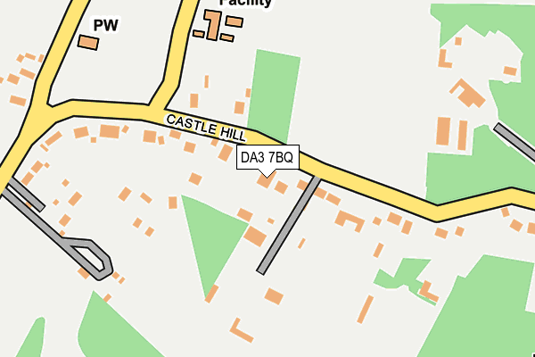 DA3 7BQ map - OS OpenMap – Local (Ordnance Survey)
