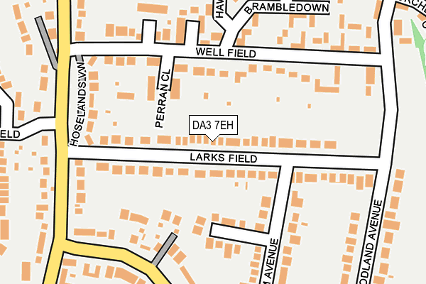 DA3 7EH map - OS OpenMap – Local (Ordnance Survey)