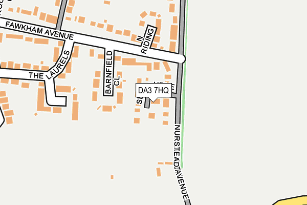 DA3 7HQ map - OS OpenMap – Local (Ordnance Survey)