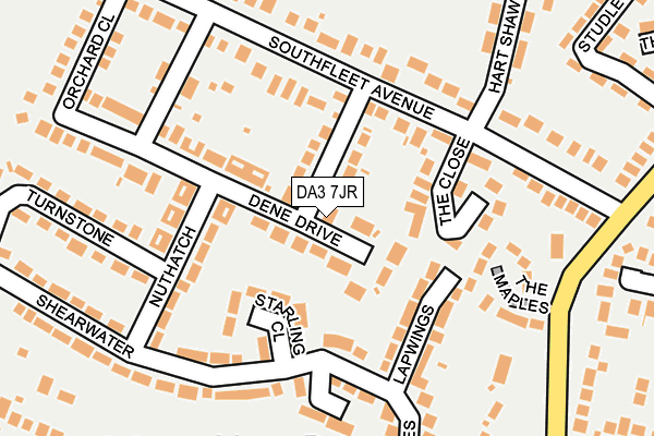 DA3 7JR map - OS OpenMap – Local (Ordnance Survey)