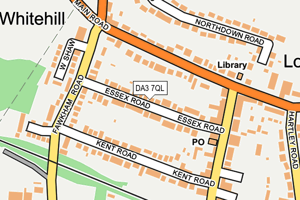 DA3 7QL map - OS OpenMap – Local (Ordnance Survey)