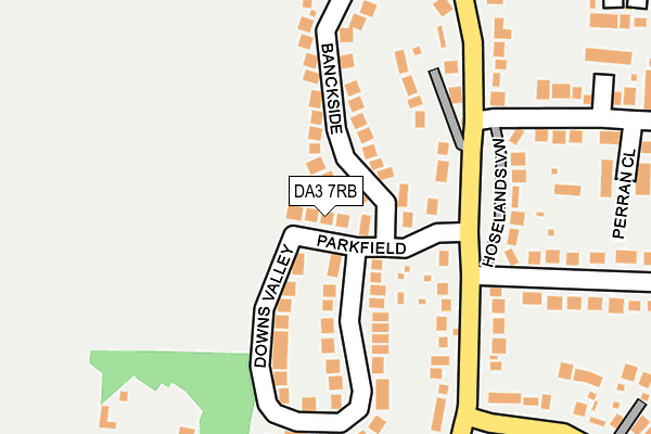 DA3 7RB map - OS OpenMap – Local (Ordnance Survey)