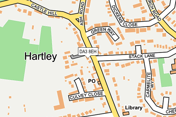 DA3 8EH map - OS OpenMap – Local (Ordnance Survey)