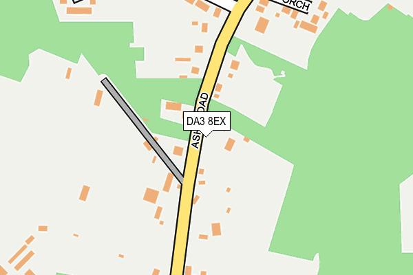 DA3 8EX map - OS OpenMap – Local (Ordnance Survey)