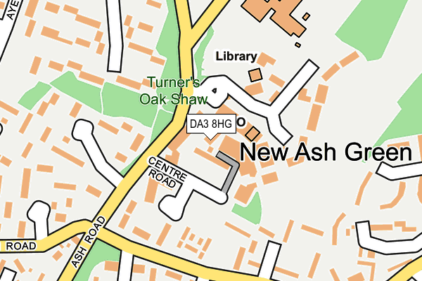 DA3 8HG map - OS OpenMap – Local (Ordnance Survey)