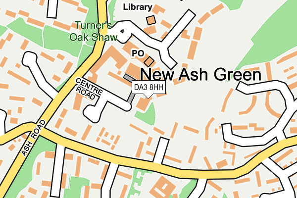 DA3 8HH map - OS OpenMap – Local (Ordnance Survey)