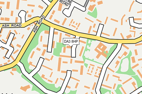 DA3 8HP map - OS OpenMap – Local (Ordnance Survey)