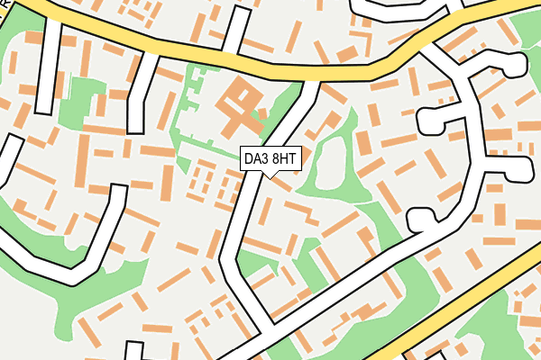 DA3 8HT map - OS OpenMap – Local (Ordnance Survey)