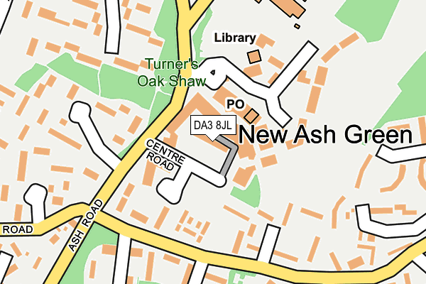DA3 8JL map - OS OpenMap – Local (Ordnance Survey)