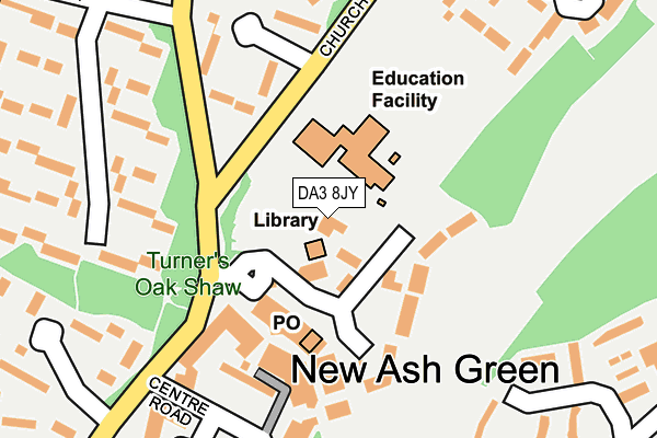 DA3 8JY map - OS OpenMap – Local (Ordnance Survey)