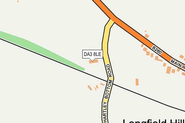 DA3 8LE map - OS OpenMap – Local (Ordnance Survey)