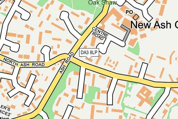 DA3 8LP map - OS OpenMap – Local (Ordnance Survey)