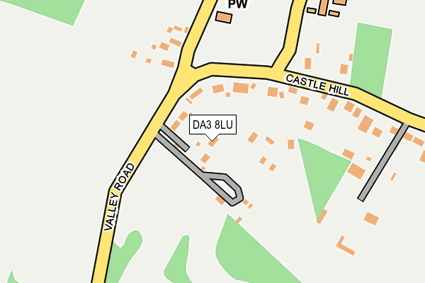 DA3 8LU map - OS OpenMap – Local (Ordnance Survey)