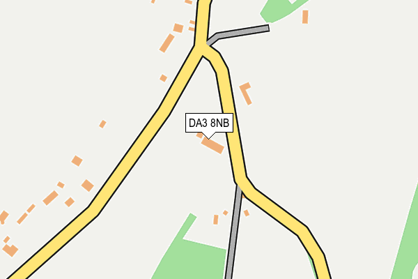 DA3 8NB map - OS OpenMap – Local (Ordnance Survey)