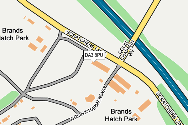 DA3 8PU map - OS OpenMap – Local (Ordnance Survey)