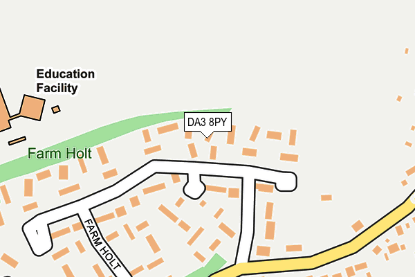 DA3 8PY map - OS OpenMap – Local (Ordnance Survey)