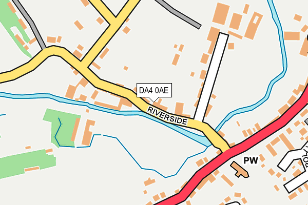 DA4 0AE map - OS OpenMap – Local (Ordnance Survey)