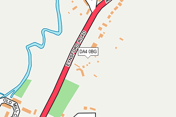 DA4 0BG map - OS OpenMap – Local (Ordnance Survey)