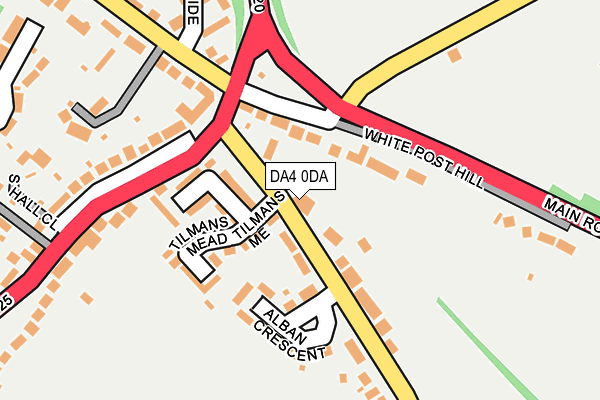 DA4 0DA map - OS OpenMap – Local (Ordnance Survey)