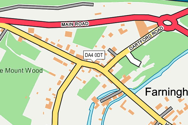 DA4 0DT map - OS OpenMap – Local (Ordnance Survey)