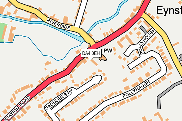 DA4 0EH map - OS OpenMap – Local (Ordnance Survey)