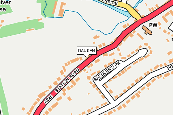 DA4 0EN map - OS OpenMap – Local (Ordnance Survey)