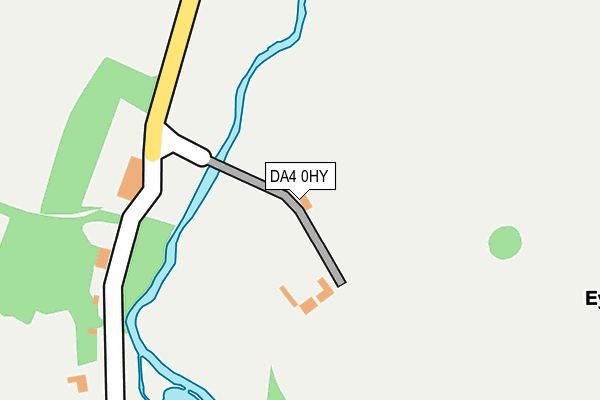 DA4 0HY map - OS OpenMap – Local (Ordnance Survey)