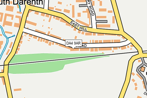 DA4 9AR map - OS OpenMap – Local (Ordnance Survey)