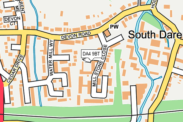 DA4 9BT map - OS OpenMap – Local (Ordnance Survey)