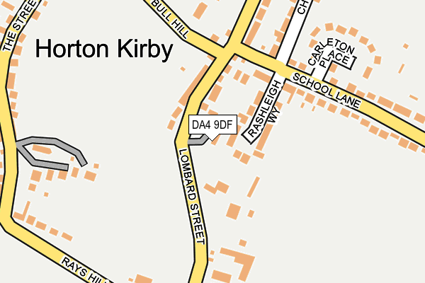 Map of KRJ BULL LTD at local scale