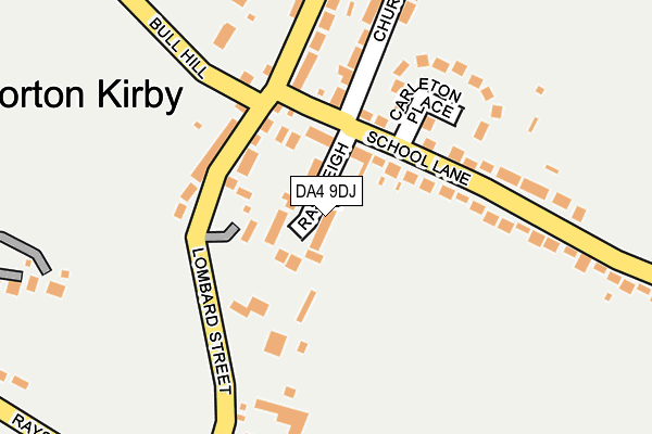 Map of HORTON KIRBY MOT STATION LIMITED at local scale