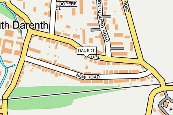 DA4 9DT map - OS OpenMap – Local (Ordnance Survey)