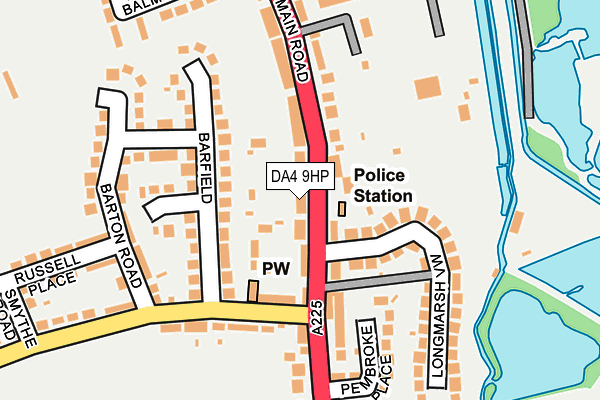 Map of DB AUTO SOLUTIONS LTD at local scale